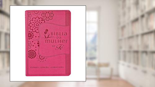 Capa de Bíblia da Mulher de Fé, NVI, Couro Soft, Rosa, do autor Sheila Walsh