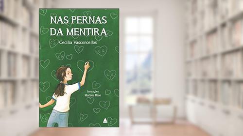 Capa de Nas pernas da mentira, do autor Cecília Vasconcellos