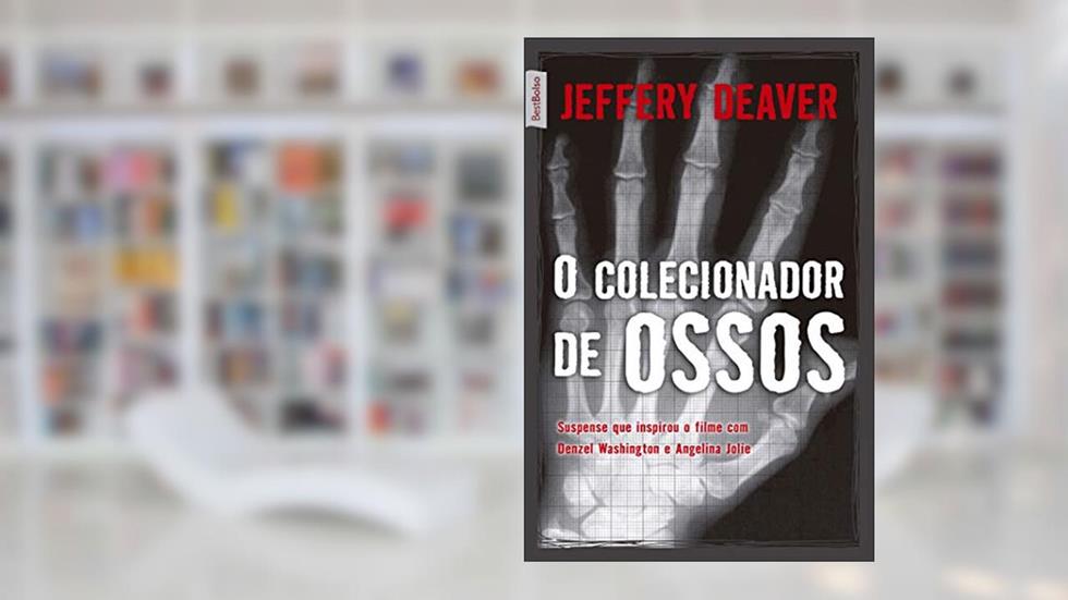 O colecionador de ossos (edição de bolso), do autor Jeffery Deaver