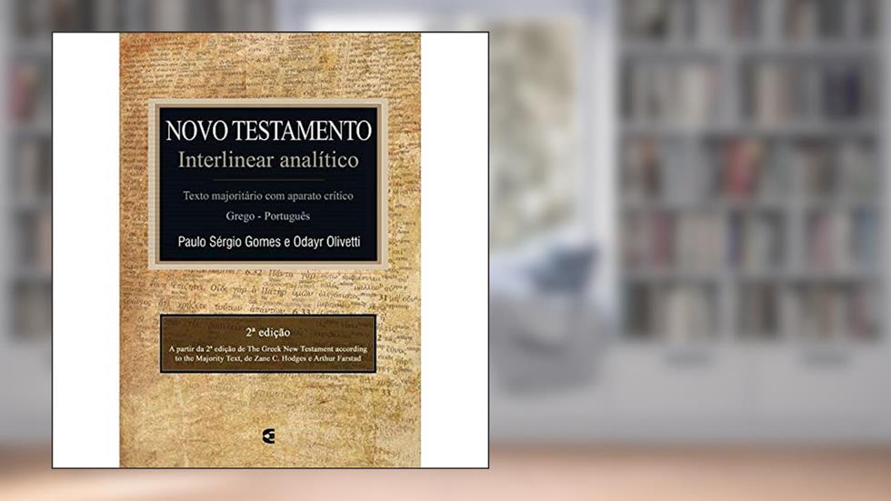 Novo Testamento Interlinear Analitico, do autor Olivetti  Odayr|Gomes  Paulo Sergio