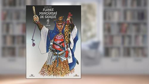 Capa de FLORES MANCHADAS DE SANGUE, do autor Claudio Seto