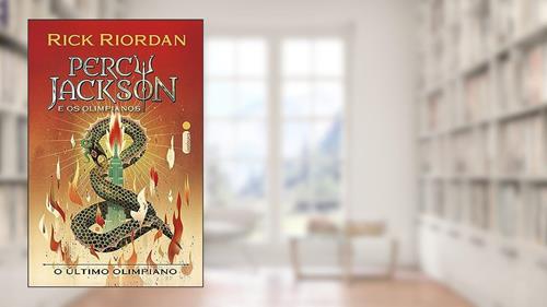 Capa de O último olimpiano (Percy Jackson e os Olimpianos Livro 5), do autor Rick Riordan