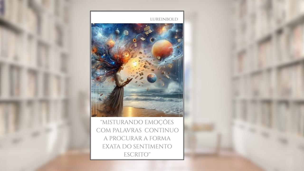 'Misturando emoções com palavras, continuo a procurar a forma exata do sentimento escrito'', do autor Lu Reinbold