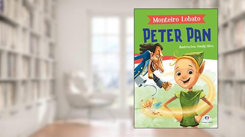 Capa de Peter Pan, do autor Monteiro Lobato