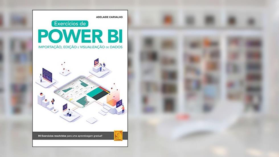 Exercícios de Power Bi - Importação, Edição e Visualização, do autor Adelaide Carvalho