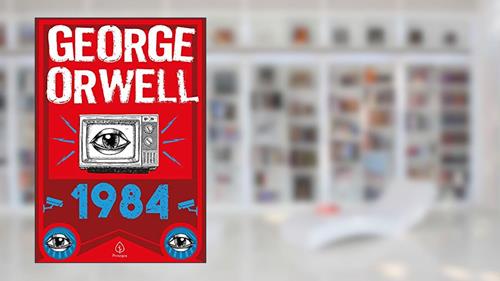 Capa de 1984, do autor George Orwell