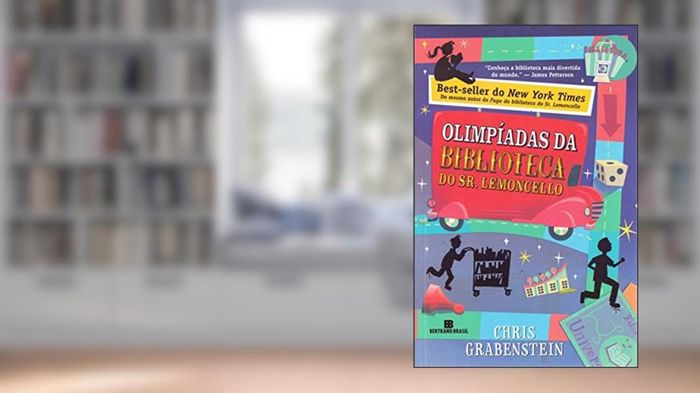 Olimpíadas da biblioteca do Sr. Lemoncello, do autor Chris Grabenstein