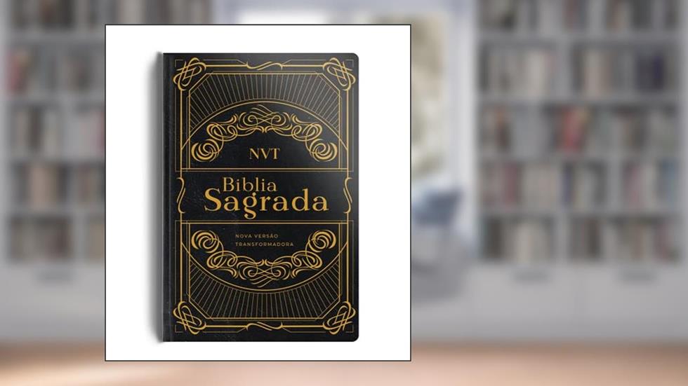 Bíblia NVT - Capa semi luxo preta, do autor Editora Mundo Cristão