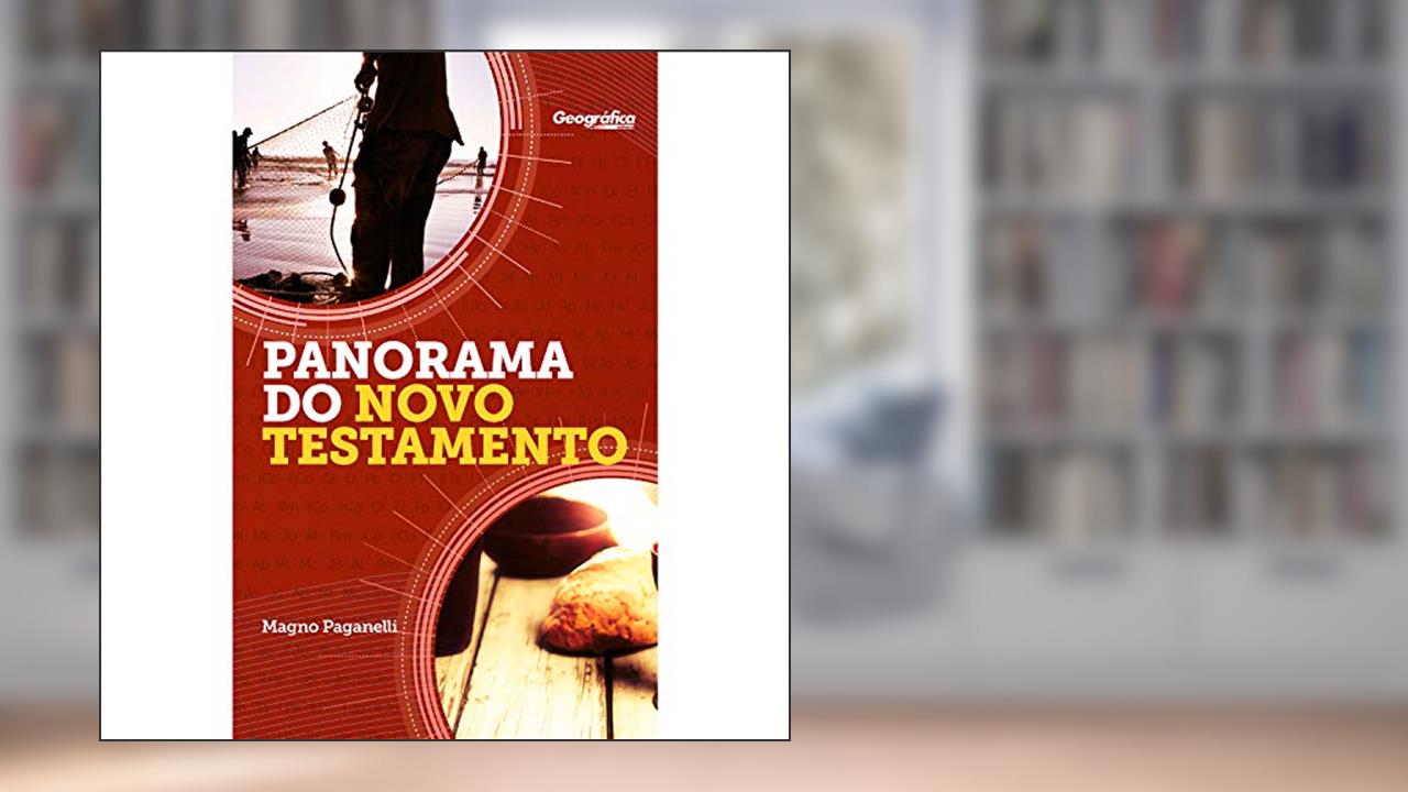 Capa de Panorama bíblico do Novo Testamento, do autor Magno Paganelli