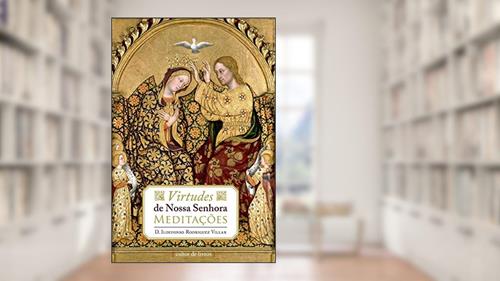 Capa de Virtudes de Nossa Senhora - Meditações, do autor D. Ildefonso Rodrigues Villar
