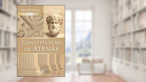 Capa de Constituição de Atenas, do autor Aristóteles