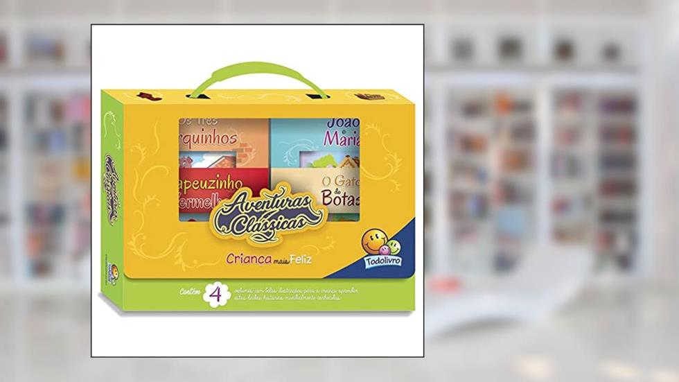 Aventuras Clássicas (MALETINHA)-KIT C/04UND., do autor CRISTINA MARQUES