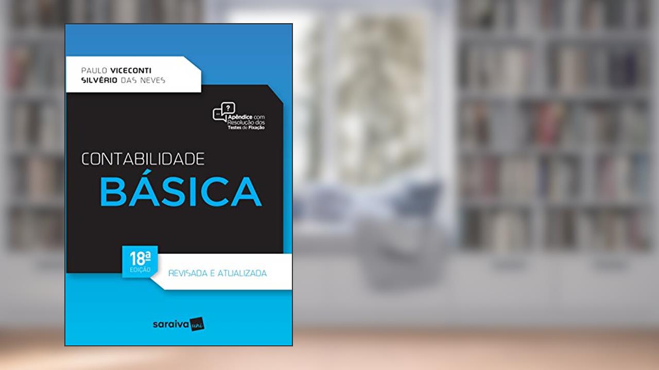 Capa de Contabilidade básica, do autor Silvério das Neves; Paulo Viceconti