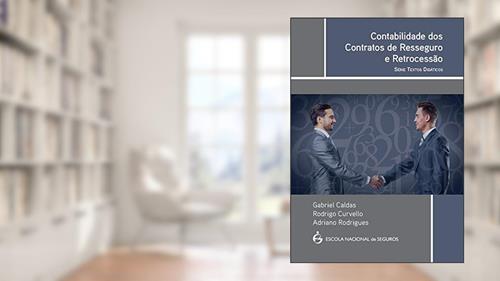 Capa de Contabilidade dos coontratos de resseguro e retrocessão, do autor Gabriel Caldas