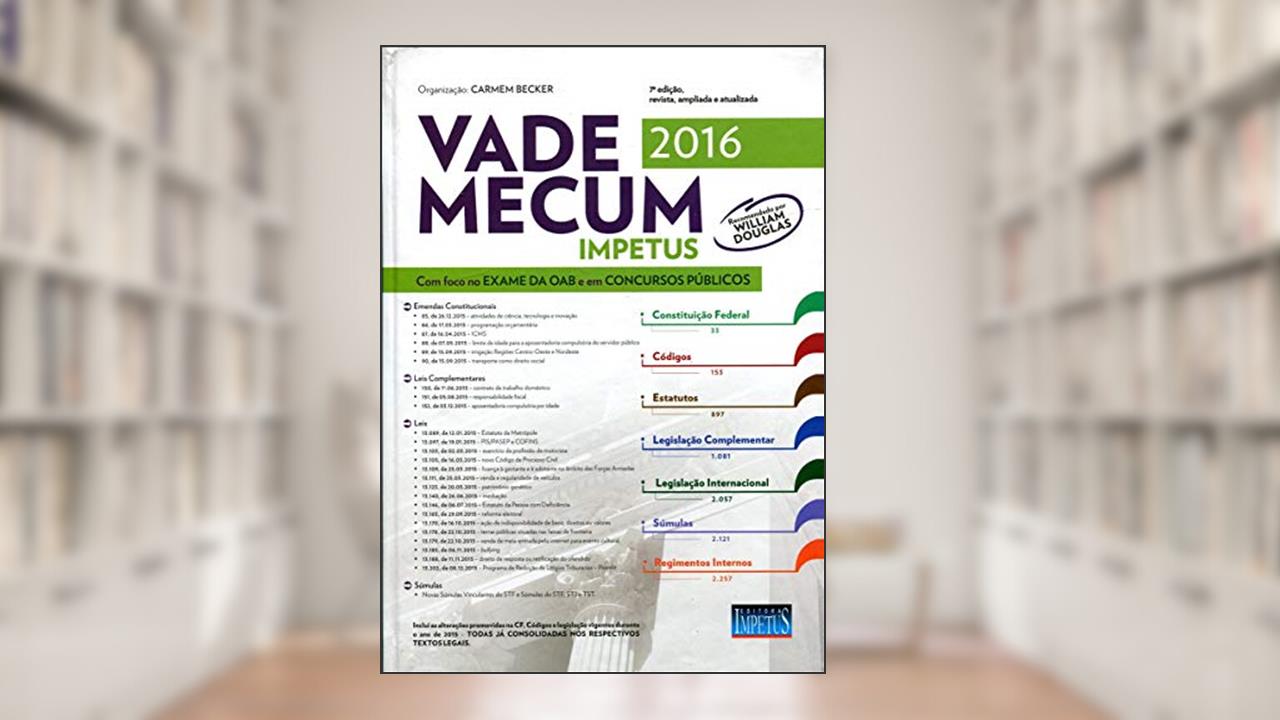 Vade Mecum Impetus Para OAB e Concursos, do autor Maria Carmem Becker Lima