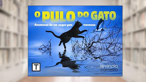 Capa de O Pulo do Gato: Aventuras de um gato preto travesso, do autor Levindo Carneiro