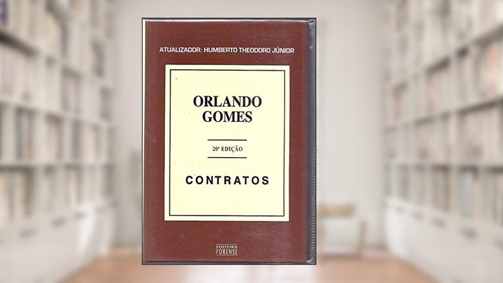 Contratos - 20ª Edição, do autor Orlando Gomes