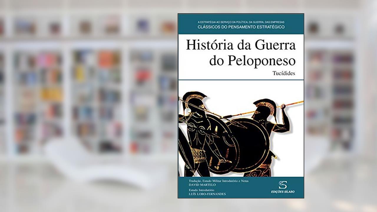 Capa de História Da Guerra Do Peloponeso, do autor Tucídides