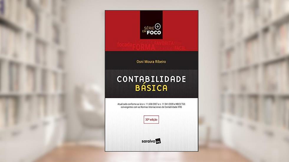 Contabilidade básica, do autor Osni Moura Ribeiro