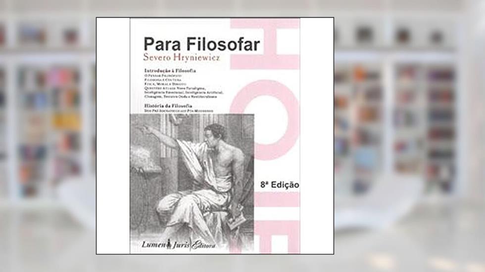 Para Filosofar, do autor Severo Hryniewicz