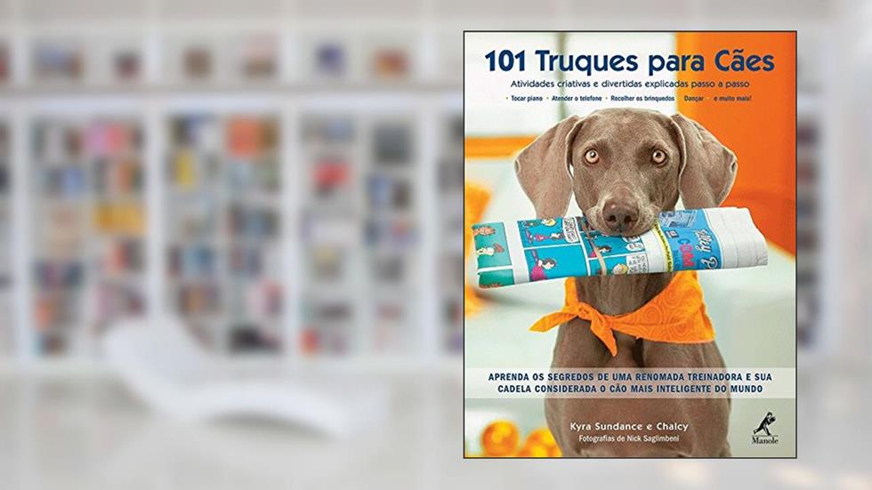 101 truques para cães: Atividades criativas e divertidas explicadas passo a passo, do autor Kyra Sundance; Chalcy