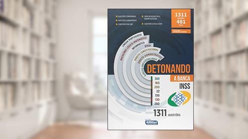 Capa de INSS. 1311 Questões 481 Dicas - Coleção Detonando a Banca, do autor Evandro Guedes