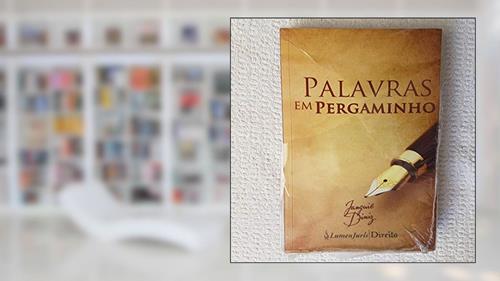 Capa de Palavras Em Pergaminho, do autor Janguiê Diniz