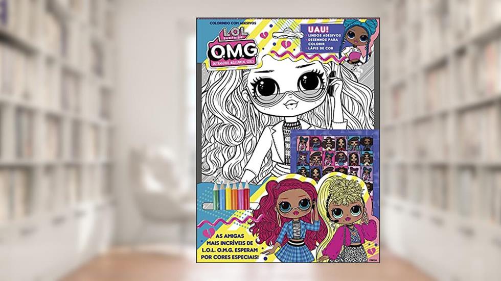 LOL Surprise - OMG colorindo com adesivos: As amigas mais incríveis de LOL OMG esperam por cores especiais!, do autor On Line Editora