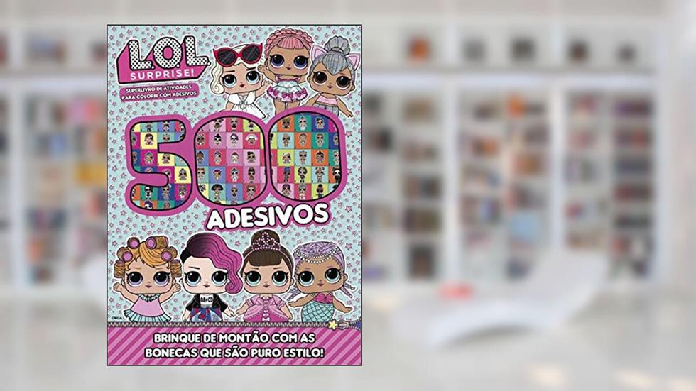 LOL Surprise - Superlivro de atividades para colorir com adesivos, do autor On Line Editora
