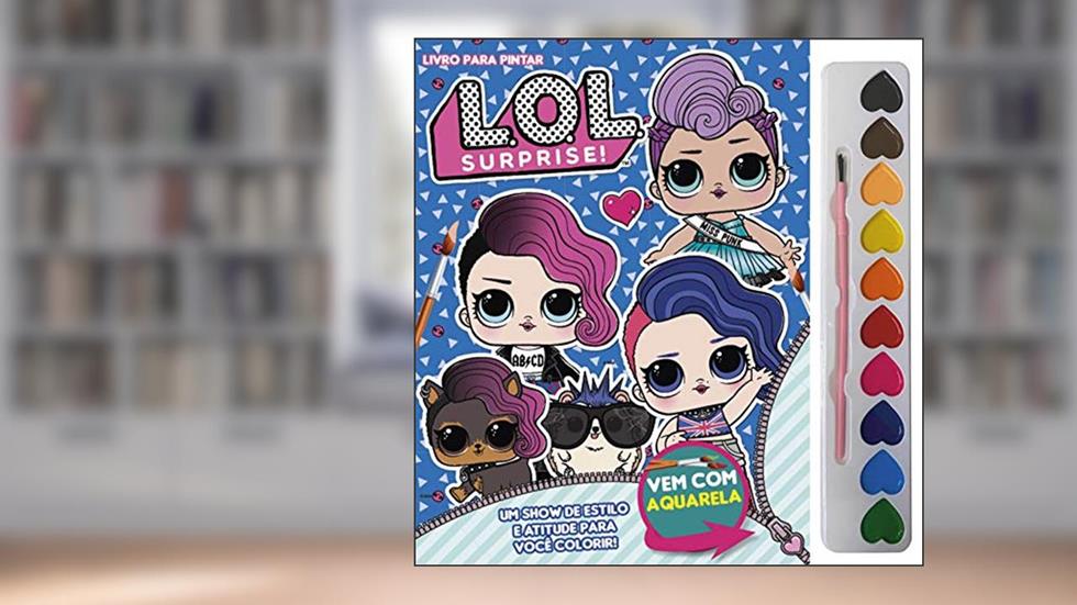 LOL Surprise Livro para Pintar com Aquarela, do autor TYCOON BRANDS 360 LICENCIAMENTSO LTDA