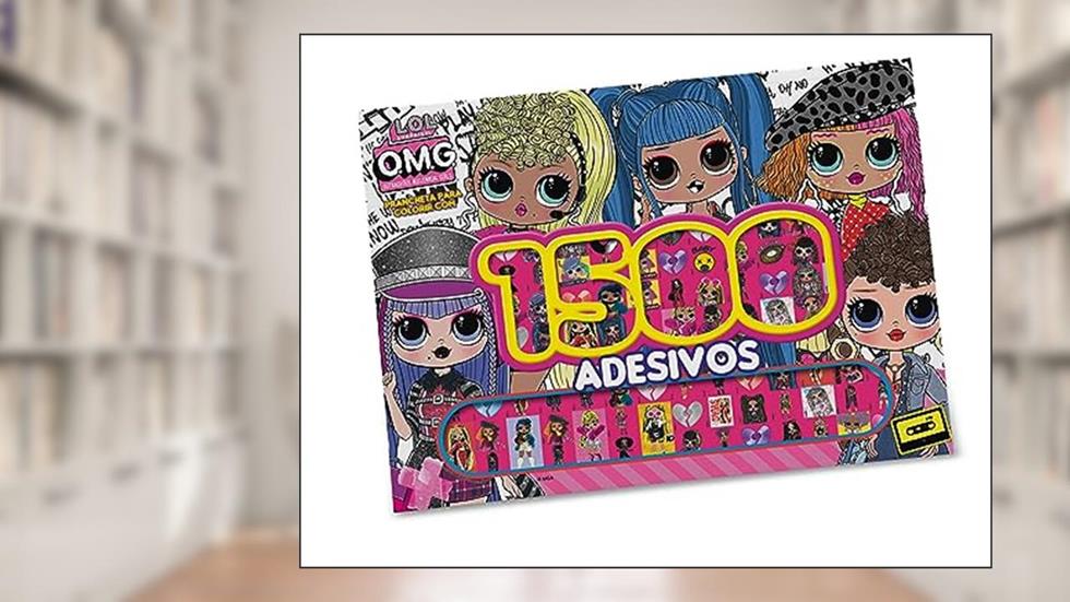 LOL Surprise - OMG prancheta para colorir com 1500 adesivos, do autor On Line Editora