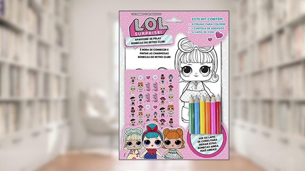 LOL Surprise - Colorindo com Adesivos 02, do autor On Line Editora