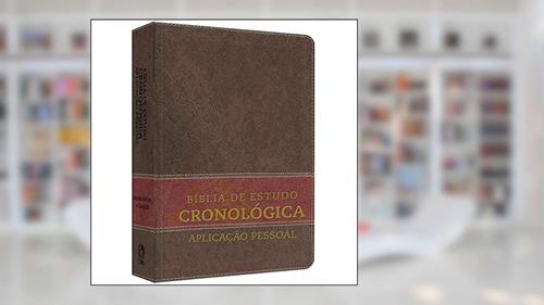 Capa de BIBLIA DE ESTUDO CRONOLOGICA APLICACAO PESSOAL TARJA MARROM, do autor Varios Autores