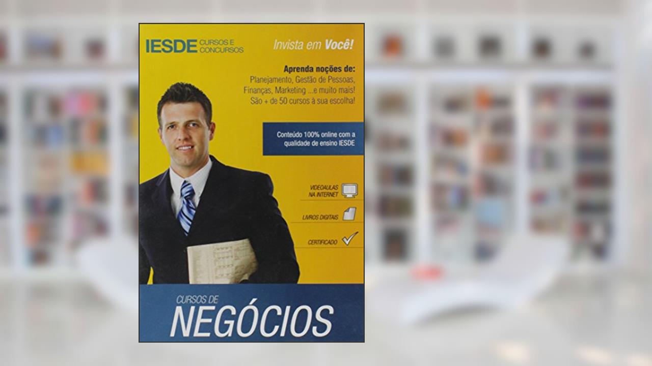 Curso De Negócios Iesde - Código De Acesso - Cursos E Concursos, do autor IESDE