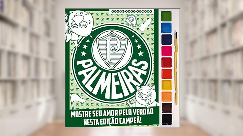 Palmeiras Livro para Pintar com Aquarela, do autor On Line Editora