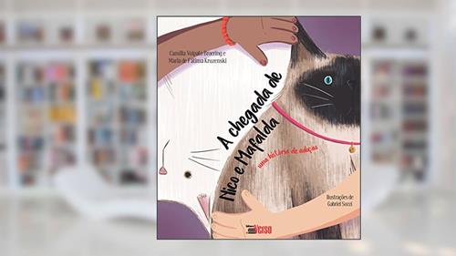 Capa de A Chegada de Nico e Mafalda, do autor Camilla Volpato Broering