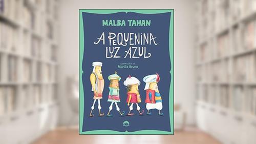Capa de A pequenina luz azul, do autor Malba Tahan