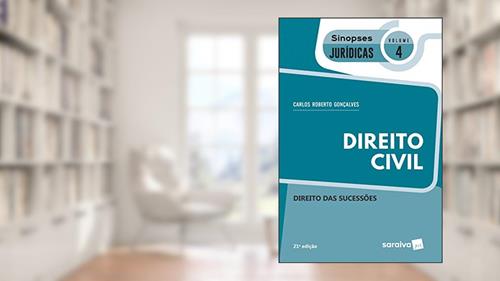 Capa de Sinopses - Direito Civil - Direito Das Sucessões - Volume 4 - 21ª Edição 2020, do autor Carlos Roberto Gonçalves