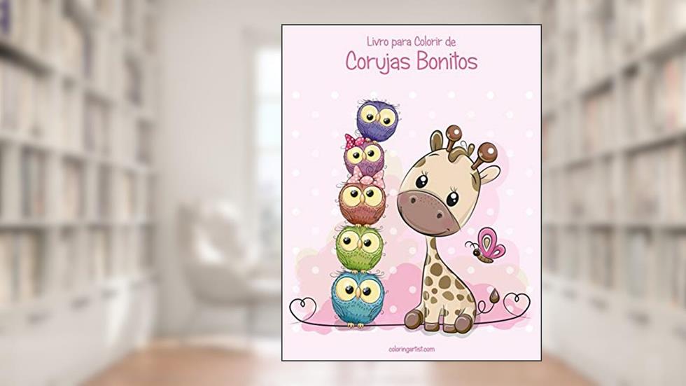 Livro para Colorir de Corujas Bonitos: 1, do autor Nick Snels