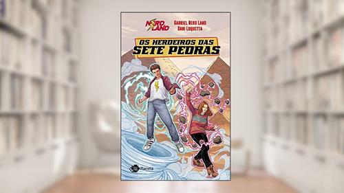 Capa de Os herdeiros das sete pedras, do autor Gabriel Nerd Land; Dani Luquetta