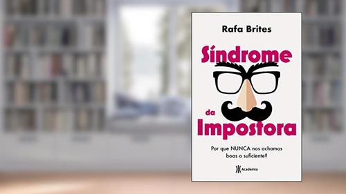 Capa de Síndrome da impostora, do autor Rafa Brites