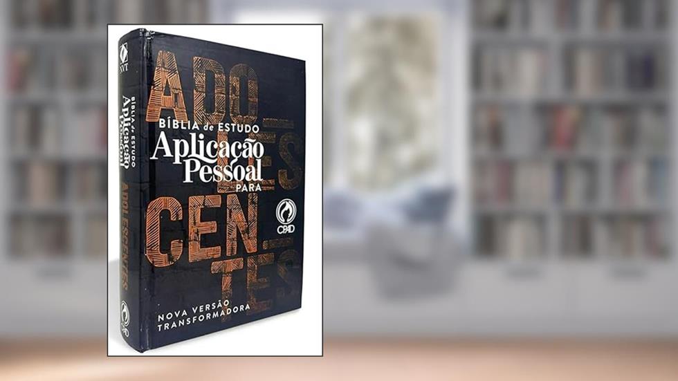 BÍBLIA DE ESTUDO APLICAÇÃO PESSOAL PARA ADOLESCENTES MÉDIA LARANJA CAPA DURA NVT, do autor CPAD