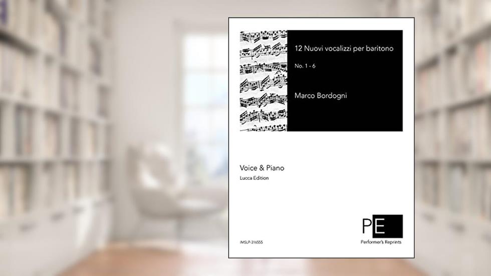 Didici nuovi vocalizzi per baritono, No. 1-6, do autor Marco Bordogni