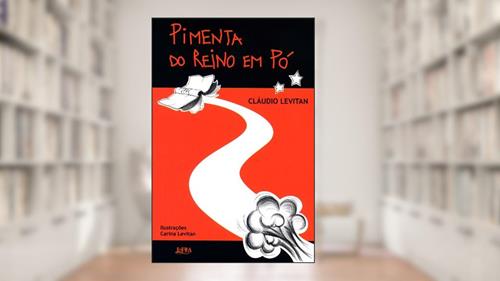 Capa de Pimenta do Reino em pó, do autor Claudio Levitan