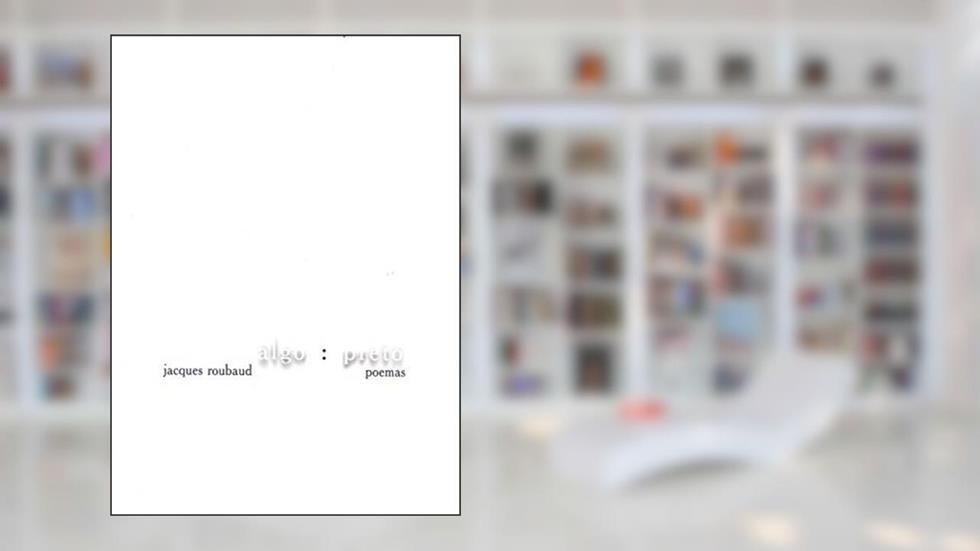 Algo preto, do autor Jacques Roubaud