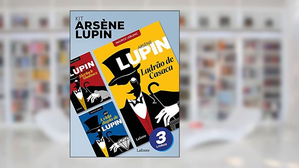 Kit Ársene Lupin - 3 Volumes, do autor Maurice Leblanc