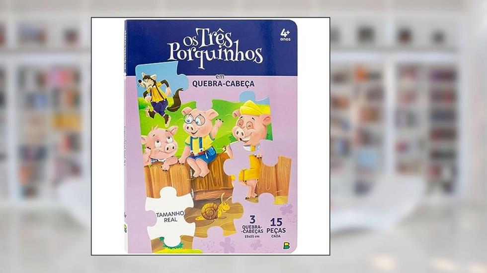 Clássicos em Quebra-Cabeças: Os Três Porquinhos, do autor Suelen Katerine A. Santos