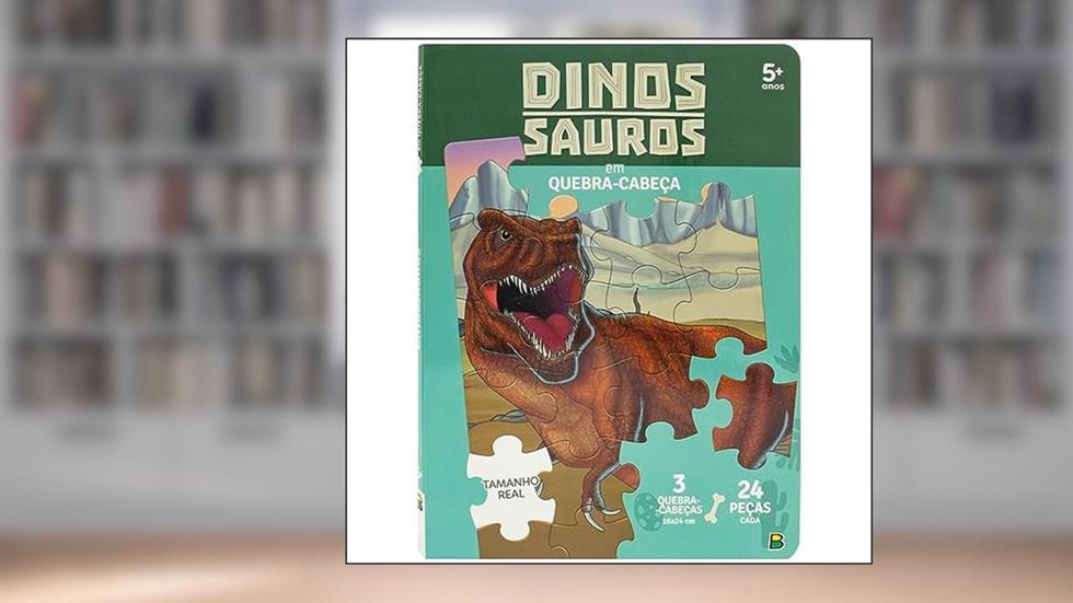 Dinossauros em Quebra-Cabeça, do autor Todolivro
