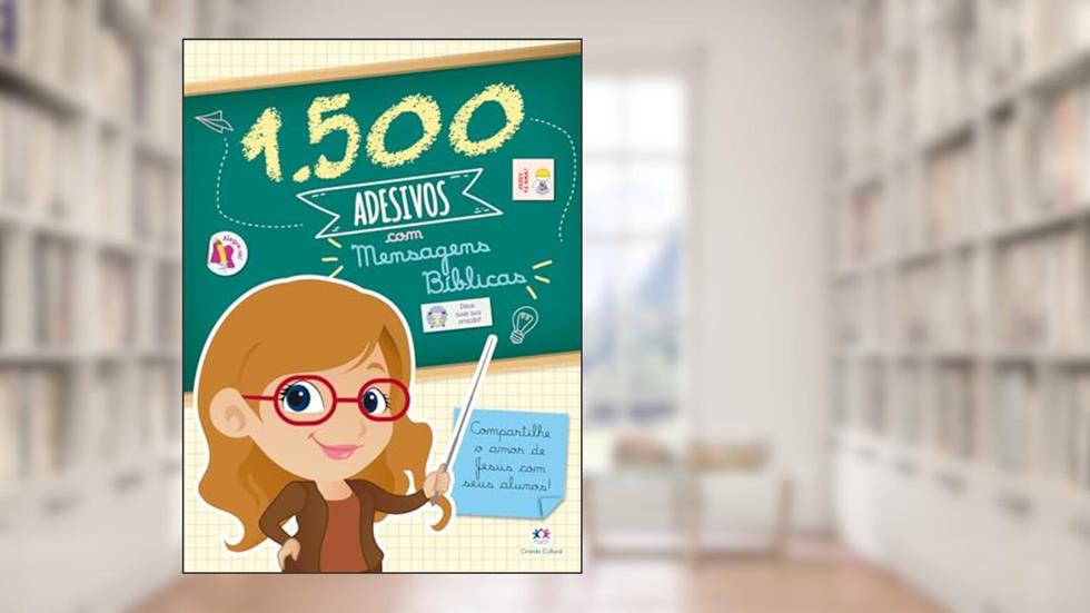 1500 adesivos com mensagens bíblicas, do autor Ciranda Cultural
