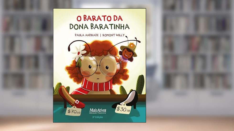 O barato da dona baratinha, do autor Paula Andrade